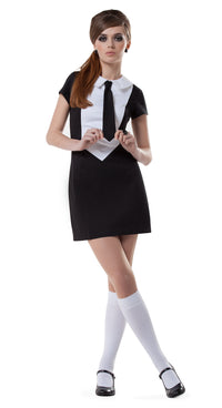 MARMALADE Black/White Tie Dress
