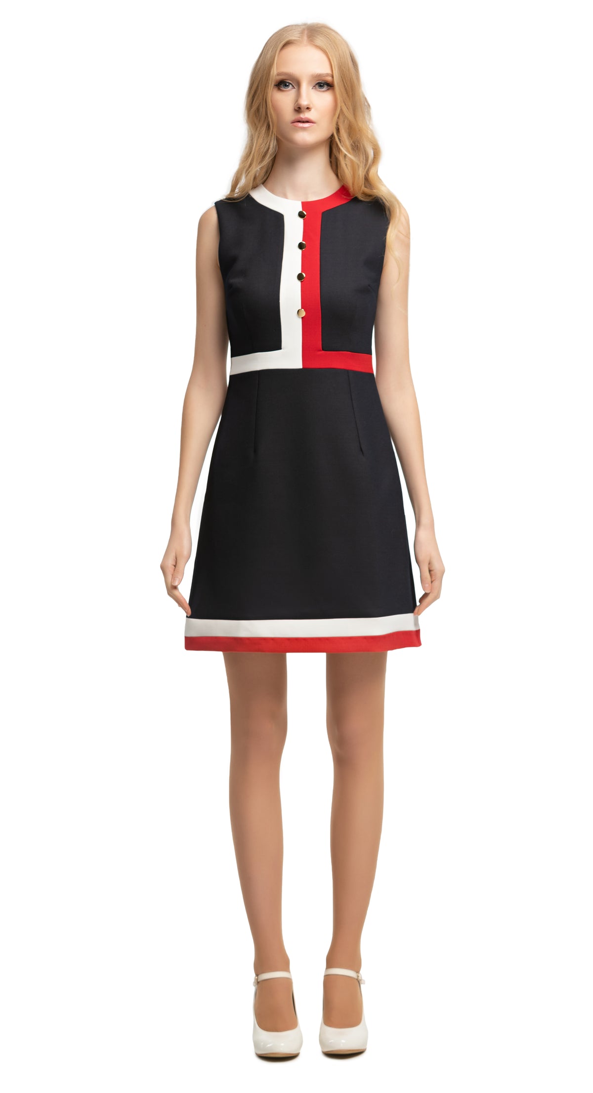 MARMALADE Mod Style Tri-Colour Dress