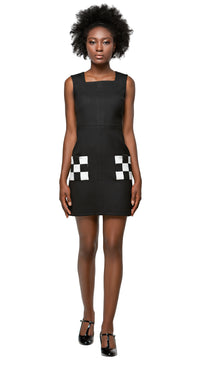 MARMALADE 60s Ska Style Dress with Checkered Pockets