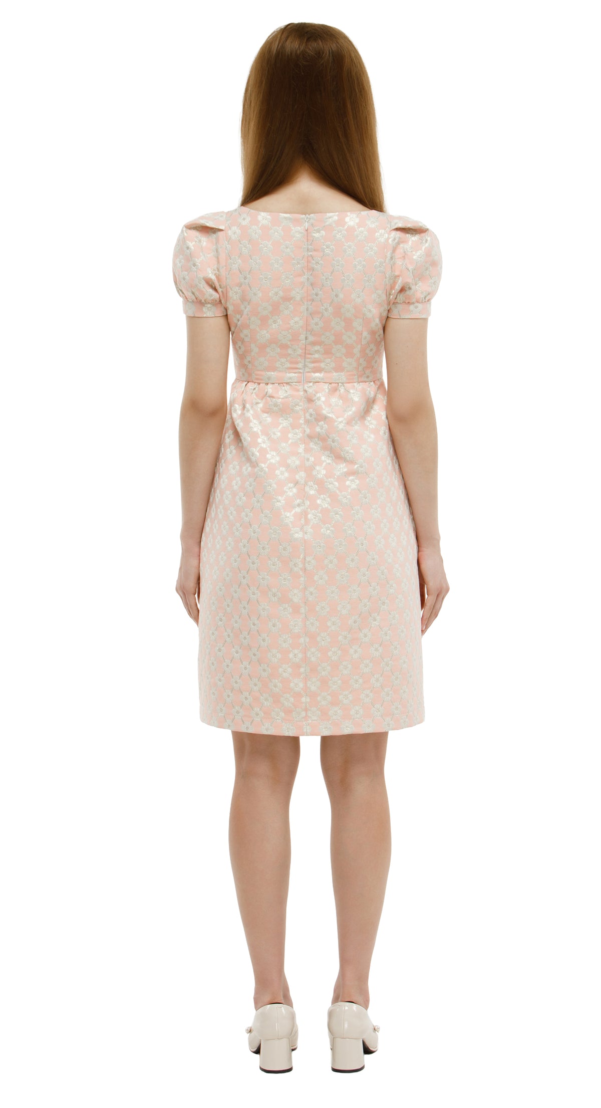MARMALADE Rose/Cream/Metallic 60s Babydoll Dress: LIMITED EDITION – Marmalade-shop