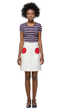 MARMALADE Retro Skirt with Circle Pockets