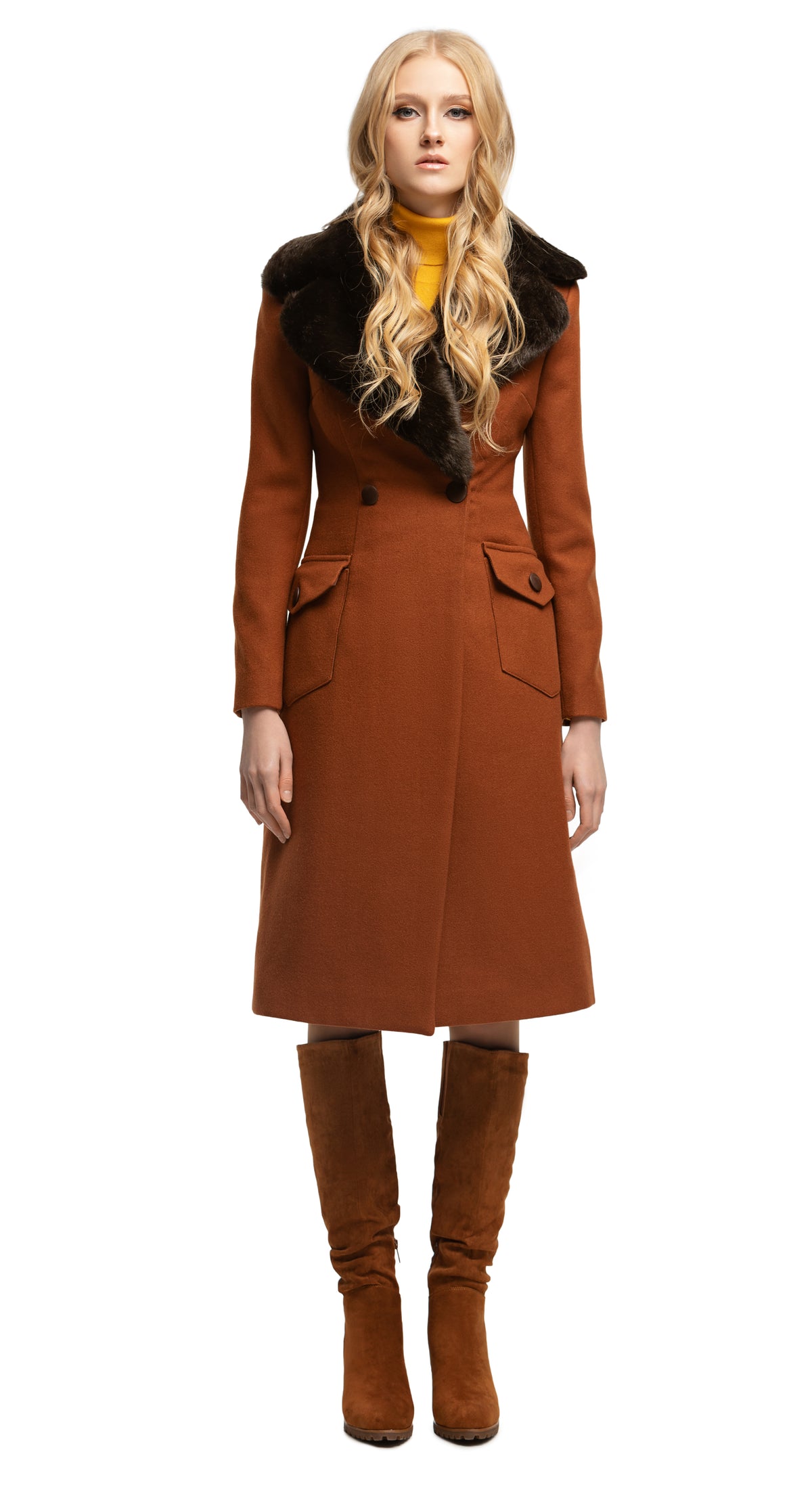 MARMALADE 70s style Brown Coat